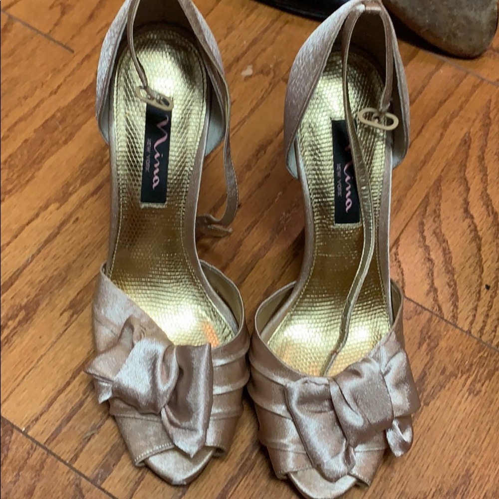 Nina evening shoes Sz 7 1/2